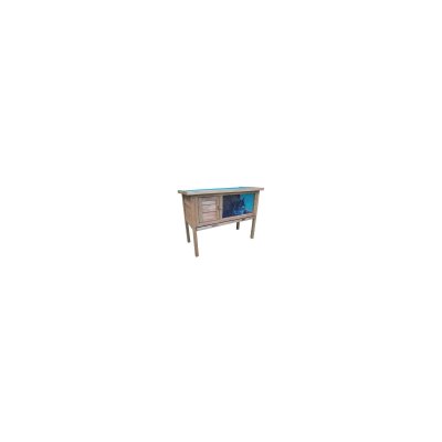 HABRITA Clapier pour lapins et rongeurs sur pieds - 0.41m&sup2;