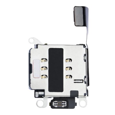 CLAPPIO  Lecteur de carte SIM de remplacement pour iPhone 13 Noir