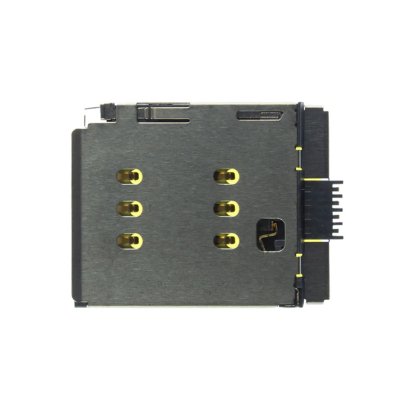 CLAPPIO  Lecteur de carte SIM de remplacement pour iPhone X Gris