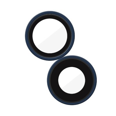 CLAPPIO  Lentille Cam&eacute;ra Arri&egrave;re pour iPhone 12 et 12 Mini, 100% Compatible Bleu