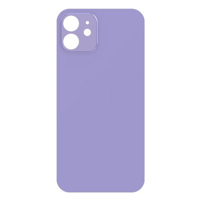 CLAPPIO  Vitre arri&egrave;re de remplacement pour Apple iPhone 12 Lavande