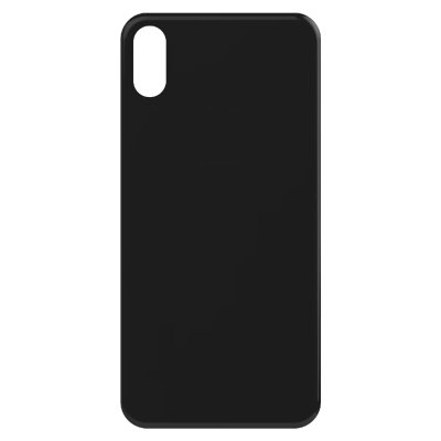 CLAPPIO  Vitre arri&egrave;re de remplacement pour Apple iPhone X Noir