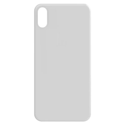 CLAPPIO  Vitre arri&egrave;re de remplacement pour Apple iPhone XS Argent