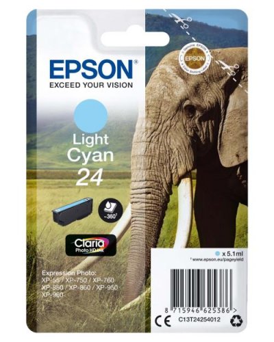 EPSON Claria Photo Hd Ink Lgt Cyan 24