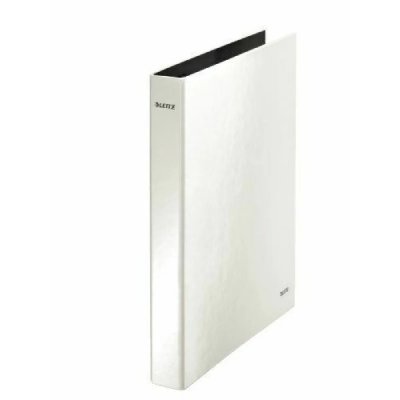LEITZ Classeur 4 Anneaux Wow - -diam&egrave;tre 25 Mm- Blanc - 