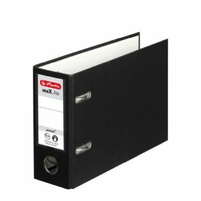 HERLITZ Classeur Pp Max.file Protect A5 &Agrave; L"italienne Noir