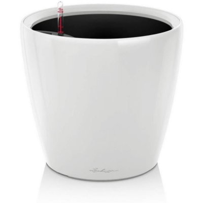LECHUZA Classico Premium Ls 50 - Kit Complet, Blanc Brillant &Oslash; 50 X 47