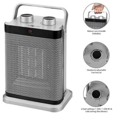 CLATRONIC  - Chauffage d&acute;appoint ptc c&eacute;ramique hl 3631 (263740)