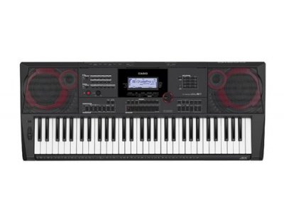 CASIO Clavier  CT-X5000 61 touches dynamiques 800 sons Gris et Rouge