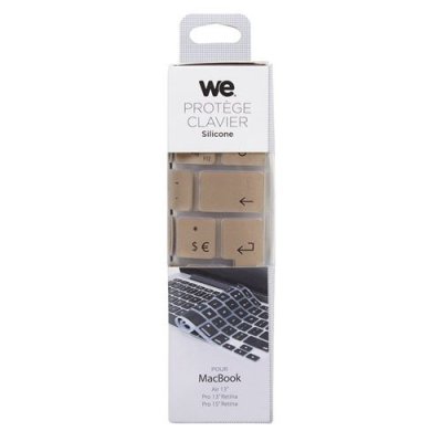 WE Clavier de protection en silicone  or pour Macbook