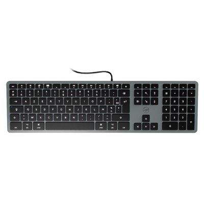 MOBILITY LAB Clavier DesignTouch Wired MAC FR Black -Gris Sid&eacute;ral