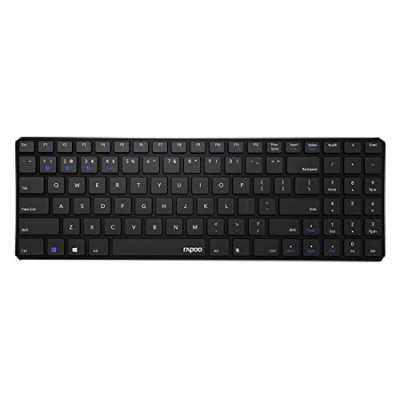 RAPOO Clavier E-9100M - multim&eacute;dia - sans fil - Multi-Mode - AZERTY - Noir