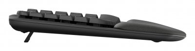 Clavier ergonomique sans fil Azerty Logitech Wave Keys Noir