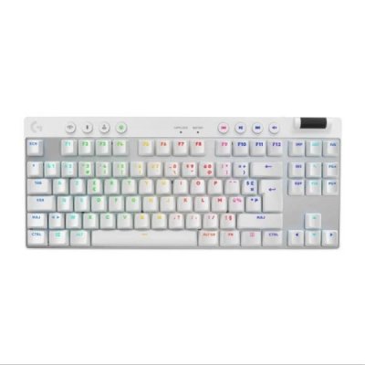  Clavier gamer - sans fil - LOGITECH G - G Pro X TKL Lightspeed - USB - AZERTY - Blanc