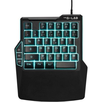 THE G LAB Clavier Gamer - THE G-LAB - KEYZ THORIUM - MINI CLAVIER- Filaire - Noir 