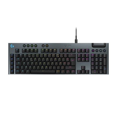 LOGITECH Clavier gaming m&eacute;canique filaire ultra-plat Azerty  G915 X Tactile Noir 