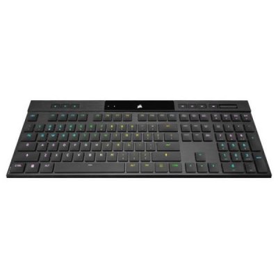 CORSAIR Clavier Gaming M&eacute;canique Ultrafin AZERTY K100 AIR WIRELESS R&eacute;tro&eacute;clairage LED