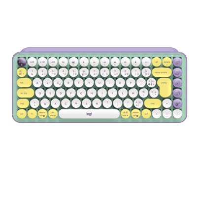 LOGITECH Clavier PC  Pop Keys - Violet 