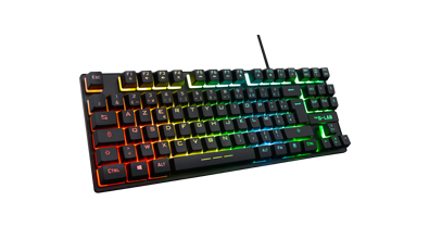 Clavier PC The G-LAB Keyz CAESIUM - Gaming filaire USB RGB 