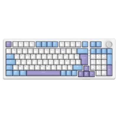 THE G LAB Clavier PC The G-LAB Keyz Elite 400 RGB Triple Mode - Blanc/Bleu