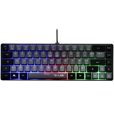 THE G LAB Clavier PC The G-LAB Keyz Hydro GRB - Noir/ RGB/ Filaire