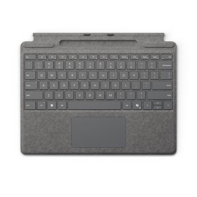 MICROSOFT Clavier pour Surface Pro avec emplacement de stockage pour stylet - Platine