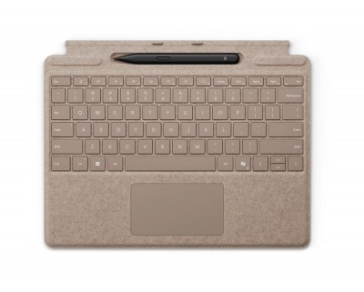 MICROSOFT Clavier pour Surface Pro avec stylet Slim Pen - Dune