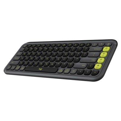 LOGITECH Clavier sans fil Azerty  Pop Icon Keys Bluetooth Graphite 
