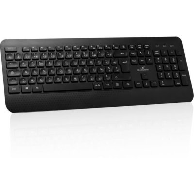 BLUESTORK Clavier sans fil - Touches creus&eacute;es ergonomiques - Office R2 - AZERTY - Neuf