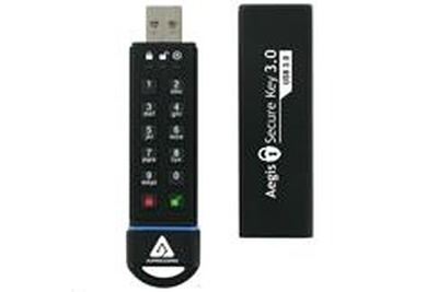 APRICORN Cl&eacute; s&eacute;curis&eacute;e  Aegis 3.0 - Cl&eacute; USB - chiffr&eacute; - 240 Go - USB 3.0