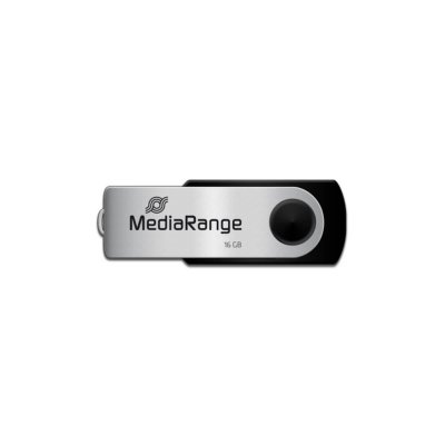 MEDIARANGE Cl&eacute; usb 16go  2.0 argent 
