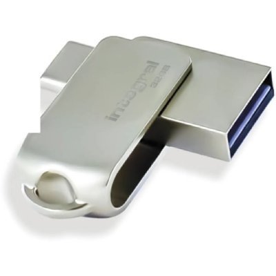 INTEGRAL Cl&eacute; USB-C et USB-A 3.0  Dual - 32Go - Gris