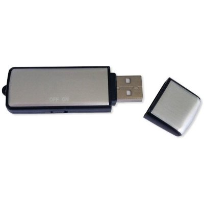 NONAME Cl&eacute; USB enregistreur vocal 2Go espion surveillance mini discrete 
