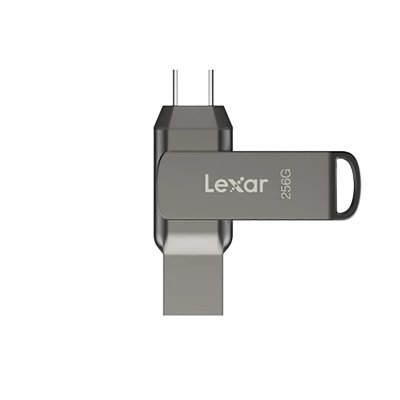 LEXAR Cl&eacute; USB  Cl&eacute; 256Go USB 3.1 + Type C JumpDrive D400