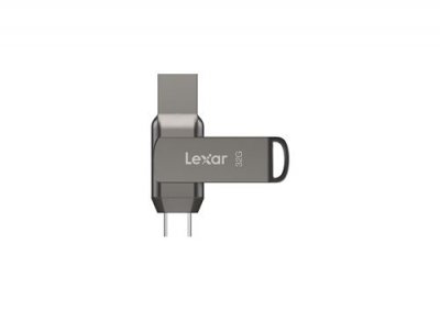LEXAR Cl&eacute; USB  Cl&eacute; 32Go USB 3.1 + Type C JumpDrive D400
