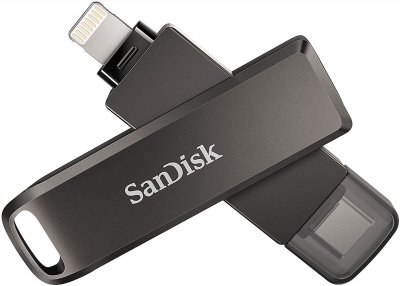 SANDISK Cl&eacute; USB  iXpand Luxe 64 Go USB-C / Lightning 