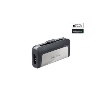 SANDISK Cl&eacute; USB  Ultra Dual Type C 256 Go Gris 