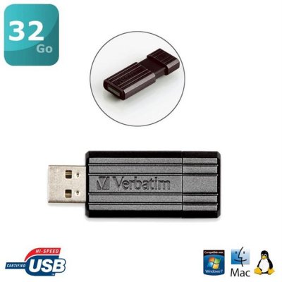 VERBATIM Cl&eacute; USB  32 Go Noir 