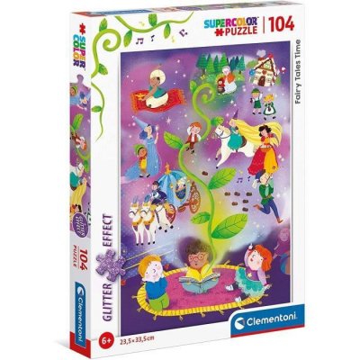 Clementoni - 20180 - Glitter 104 pieces - Fairy Tales Time