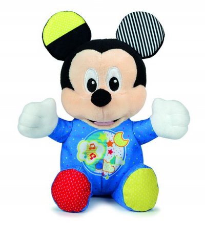 CLEMENTONI  - Baby Mickey Lightin Plush Peluche Multicolore, 17206