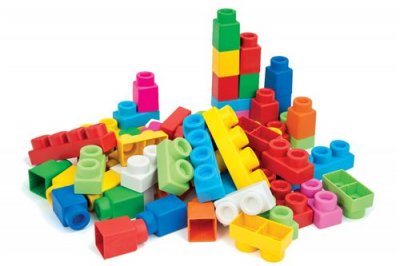 CLEMENTONI  blocs de plastique Junior 60 morceaux