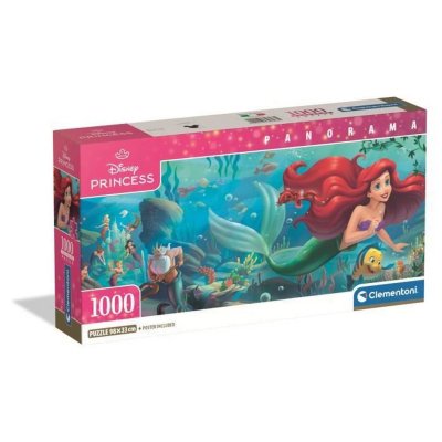 CLEMENTONI  - Compact 1000 pieces Panorama - La Petite Sirene - Neuf