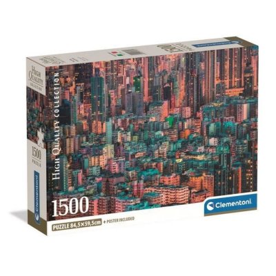 CLEMENTONI  - Compact 1500 pieces - Hong-Kong, The Hive - Neuf