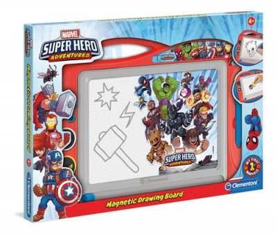 CLEMENTONI  Marvel Super Heroes Magnetic Drawing Board Multicolore