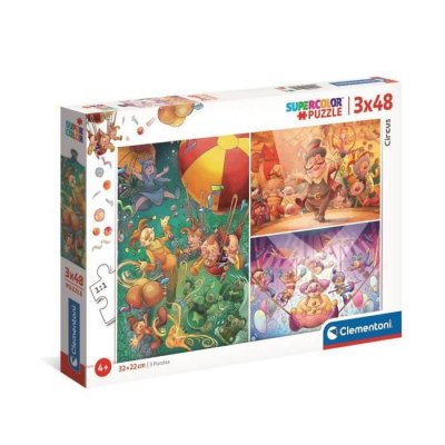CLEMENTONI  - Puzzle - 3x48 pieces - Le Cirque