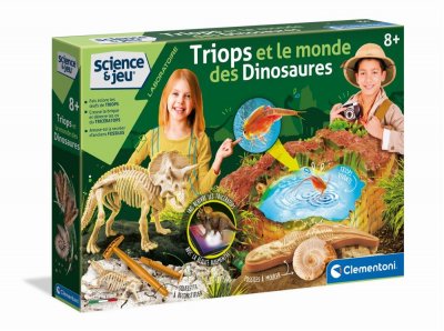 CLEMENTONI  - Science & Jeu - Triops et le monde des dinosaures