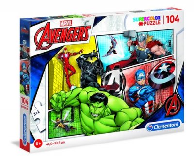 CLEMENTONI - Supercolor Collection-The Avengers-104 pi&egrave;ces- 27284