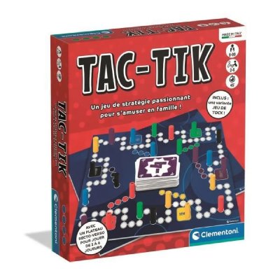 CLEMENTONI - Tac-Tik jeu de plateau