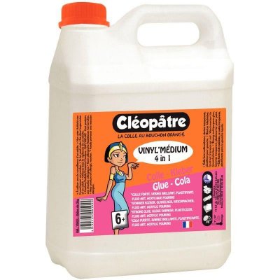 CLEOPATRE Cl&eacute;op&acirc;tre Bidon Colle Vinyl'm&eacute;dium En 5 Kgs