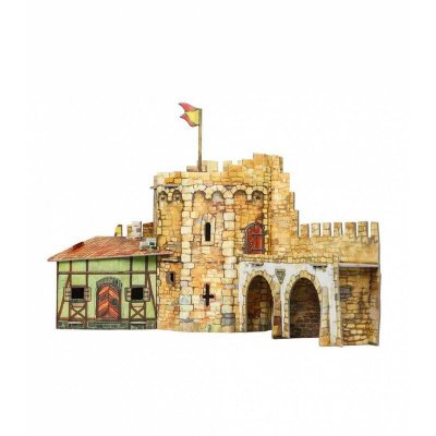UMBUM Clever Paper Corner Tower With Figures